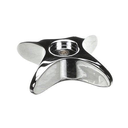 T&S Brass 4-Arm Kitchen Handle, Chrome-Plated 002521-45NS